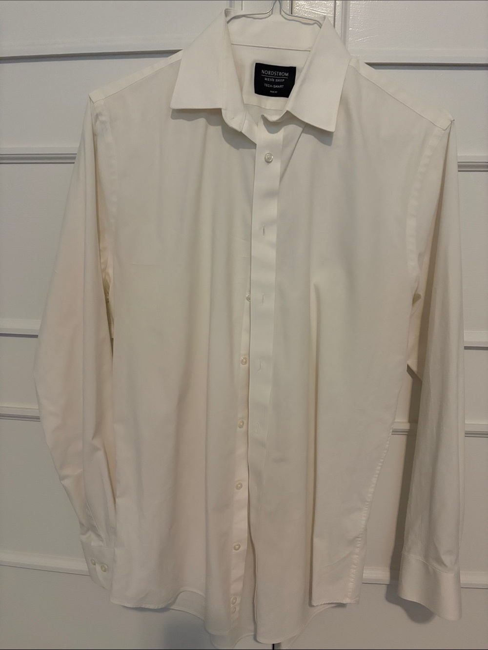Nordstrom White Men's Dress Shirt - 15 1/2, 34-35